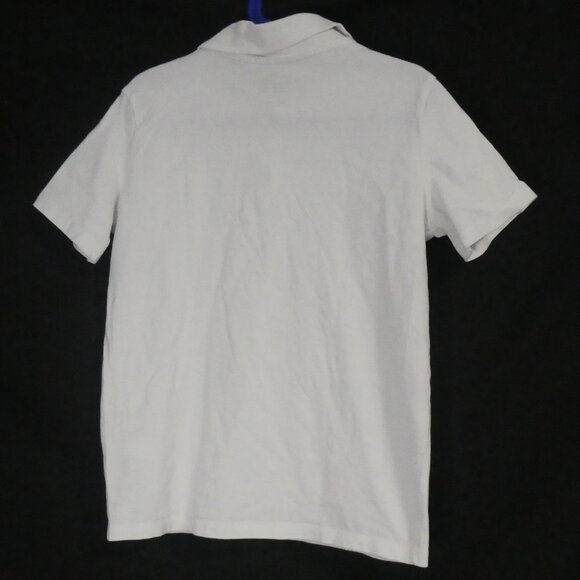 H&M | size 8-10 years | White Short Sleeve Polo Shirt | 100% Cotton - Picture 2 of 12